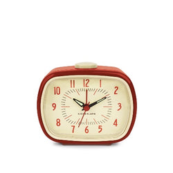 Retro Style Alarm Clock-Red