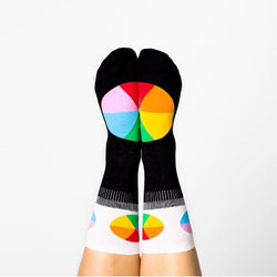 Color Wheel  Crew Socks