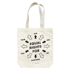 Equal rights for all canvas tote