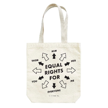 Equal rights for all canvas tote