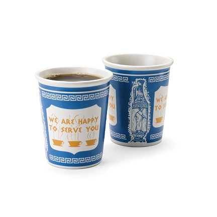 Ceramic Greek Coffee Cup  NYC Iconic