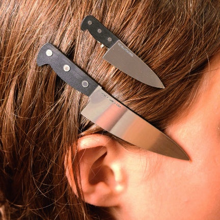 mini knife haire clip
