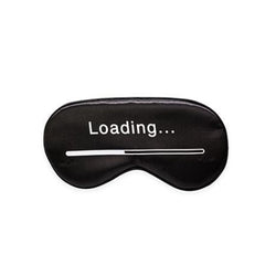 Loading.... Sleep mask black by kikkerland