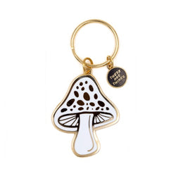 Golden Mushroom Keychain