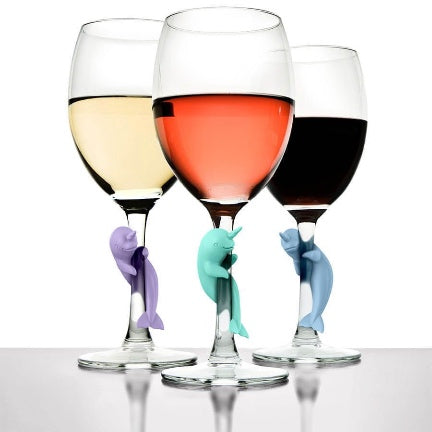 Narwhale social climber drink markers by fred