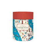 New York Map Vintage 500 piece Puzzle