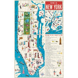 New York Map Vintage 500 piece Puzzle