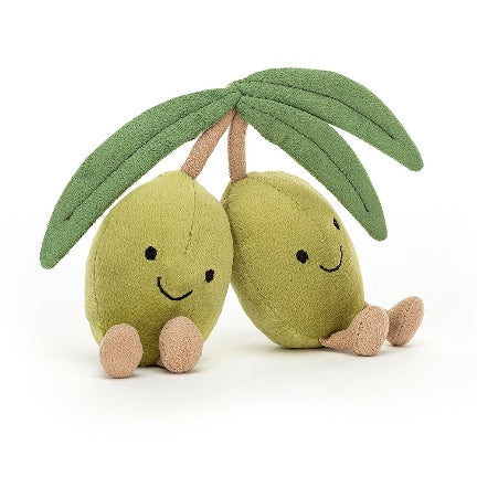 Pair of Olives plush by jellycat