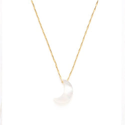 Mother of Pearl Moon necklace