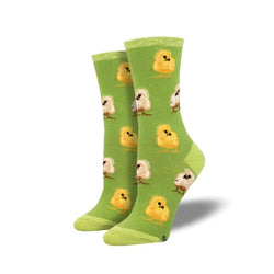 Peep This lime green socks