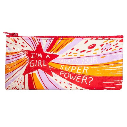 Girl power pencil pouch