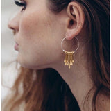 petite paddle earrings by amano studio