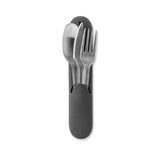 Porter utensil in silicone case