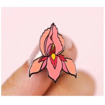 Pussy Flower Enamel Pin