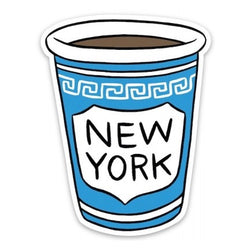 NYC Coffee Cup Vinyl Sticker
