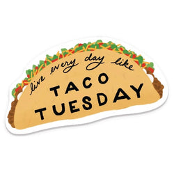 Taco Tuesday vinyl sticker