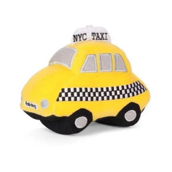 NYC taxi plush dog toy