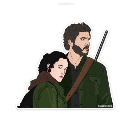 Joel & Ellie , The last of us, sticker