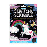 scratch  art kit woth animals 