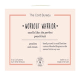 Workout Warrior Candle